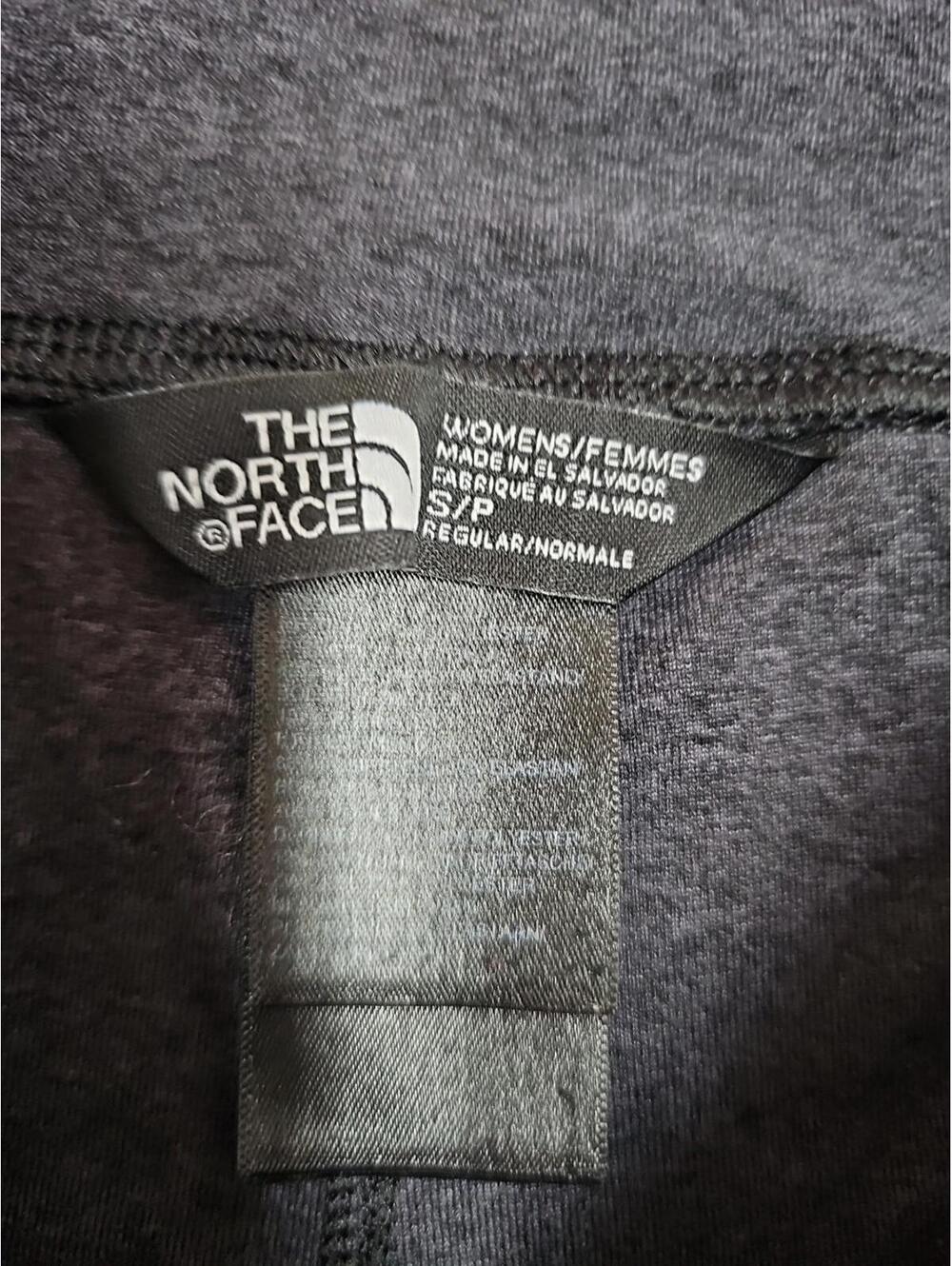 The North Face Leggings Womens Small Gray Full Length 28” Gathered Calf Design - Picture 4 of 5